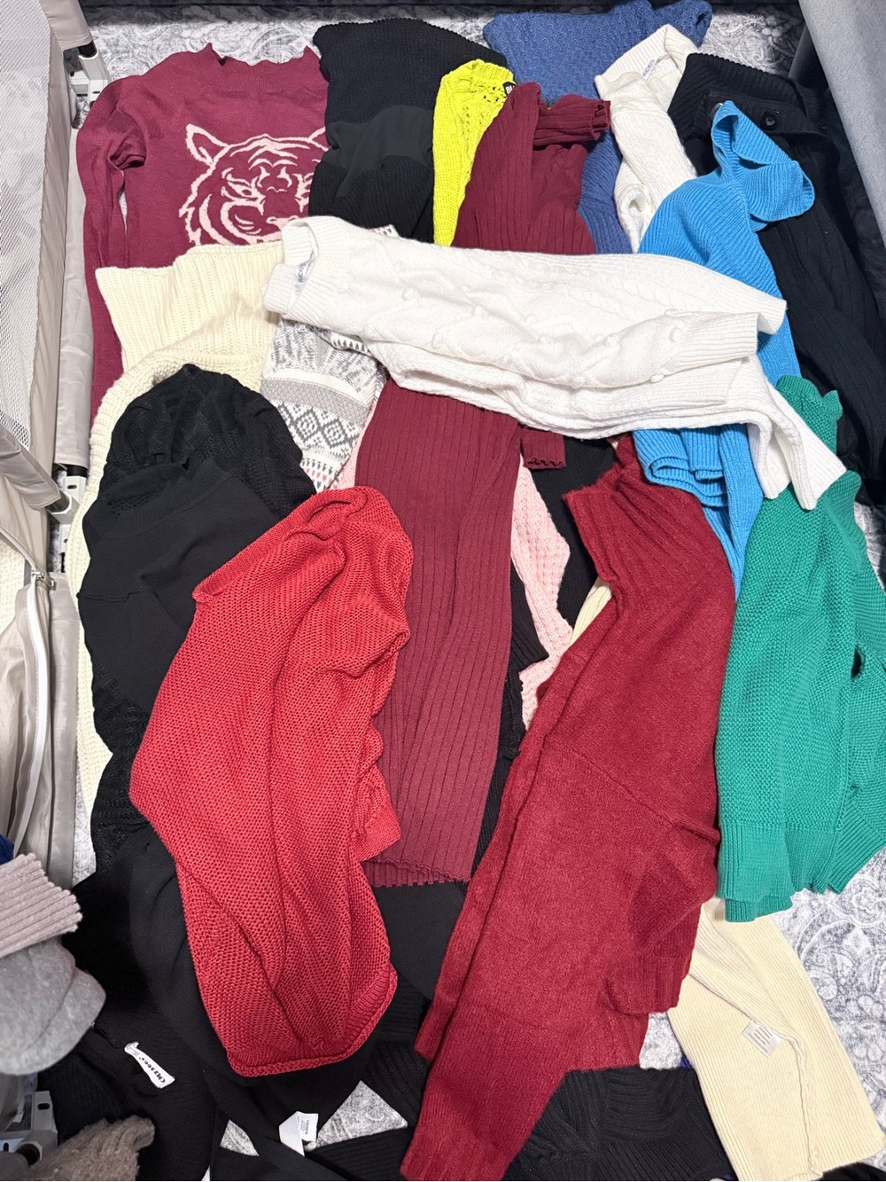 22 sweaters